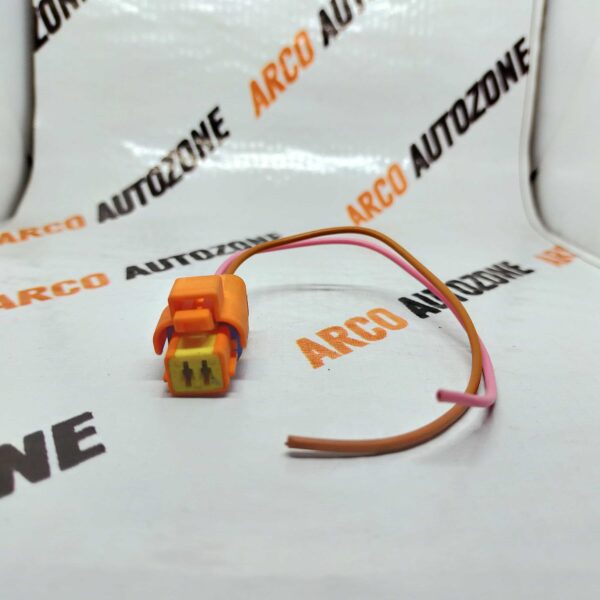 ELECTRONIC COMPONENTS WIRING HARNESS COUPLER DUSTER 110 LOGAN PETROL CRANK SENSOR ORANGE 2 PIN