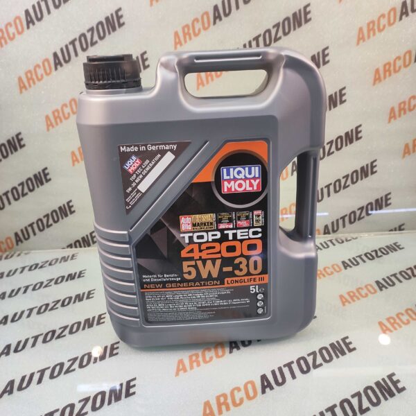 ENGINE OIL 5 LTR TOPTEC 4200 5W30 LIQUI MOLY 8973