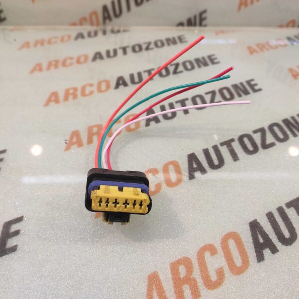 ELECTRONIC COMPONENTS WIRING HARNESS COUPLER FUEL PUMP 4 PIN YELLOW